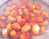 ★自画自賛★栗の渋皮煮★ブランデー入り作り方2写真