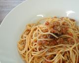 秋サンマのミーとスパゲッティ作り方9写真