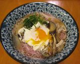 ナスと玉ねぎの温かいそうめん作り方5写真