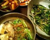 プレ農家めし◆厚揚げと豚肉と青菜の煮物作り方5写真