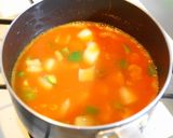 野菜ジュースで野菜スープ作り方4写真