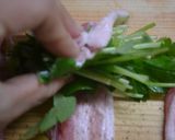 ◎三つ葉たっぷりの豚肉巻き巻き～◎作り方4写真