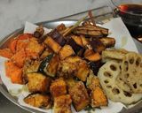 豚バラ肉と秋の根菜～こってり甘辛揚げ作り方7写真
