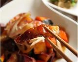 豚バラ肉と秋の根菜～こってり甘辛揚げ作り方18写真