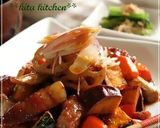 豚バラ肉と秋の根菜～こってり甘辛揚げ作り方17写真