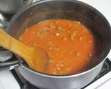ラム肉とひよこ豆のトマト煮~異国の味~作り方5写真