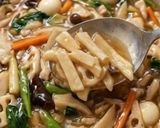 縦切りレンコンの食感！あんかけ焼きそば作り方6写真