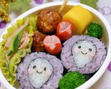 ハロウィン＊おばけちゃん海苔巻き作り方11写真