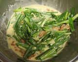 納豆とニラのチーズチヂミ作り方1写真
