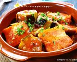 ●茄子と厚切りベーコンのトマト煮込み●作り方6写真