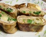 とんかつソース入りの、チーズ卵焼き♬作り方5写真