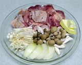 体力アップの鶏とキノコのにんにくバター煮作り方2写真