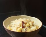 秋の香り*紫芋ご飯作り方5写真