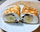 米粉deチョコバナナクレープ作り方9写真