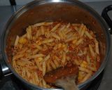 栗と合挽きミンチとペンネのオーブン焼き作り方7写真