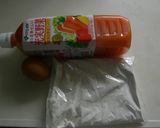 おやつでも野菜 オレンジ色のパンケーキ 作り方1写真