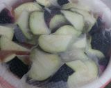 メインのおかずに！茄子の味噌炒め作り方1写真