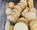 長芋のバター醤油焼き作り方1写真