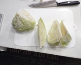 キャベツと大根のトマト煮込み作り方1写真