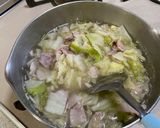 白菜漬けのスープ作り方3写真