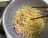ツナと大葉と大根おろしのスパゲッティー作り方2写真