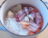 豚肉で作る みそ味の肉じゃが♪作り方3写真