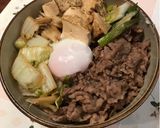 すぐ出来る少ないお肉でも満足*すき焼き丼作り方6写真