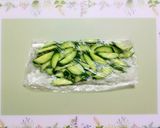 夏の夕飯簡単昼食胡瓜豚しゃぶゴマダレ素麺作り方4写真