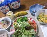 枝豆とトウモロコシの卵の和風スープ作り方3写真