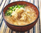 鬼おろし茄子のお味噌汁作り方3写真