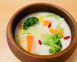 豆乳と塩麹のカラフル野菜スープ作り方5写真