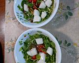 簡単に!お吸い物にも!豆苗とミニトマト作り方10写真
