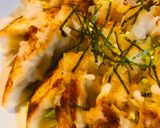 レトルト餃子のタレかけだいこんおろしのせ作り方3写真