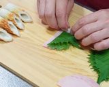 大葉とハムのちくわ天弁当作り方2写真
