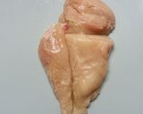 やわらかしっとり♪鶏むねにんにく生姜焼き作り方1写真