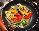 夏野菜たっぷり!彩り麻婆なす春雨作り方5写真
