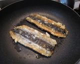 こんがりさんま❤モロヘイヤネバネバ丼作り方2写真