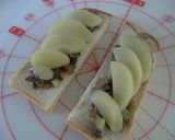 クリームきのこと桃チーズのふるぱん作り方4写真
