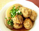 ひりゅうずと大根の炊き合わせ作り方6写真