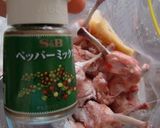 充実野菜で下味つけた、ハロウィン唐揚げ作り方2写真