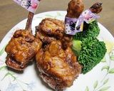 充実野菜で下味つけた、ハロウィン唐揚げ作り方4写真