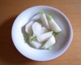 カブと豚バラのポン酢炒め作り方1写真
