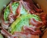 豚バラとキャベツのトマト缶煮♪作り方3写真