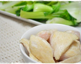 ふんわり胸肉と青梗菜の豆鼓醤炒め☆作り方2写真