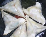 5分でサクふわ～！梅しそ納豆揚げ餃子☆作り方4写真