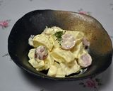 じゃがいもとウインナーの簡単サラダ作り方4写真