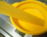 【シリコンスチーマー】海苔クリームパスタ作り方1写真