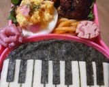キャラ弁＊簡単♡可愛い海苔弁deピアノ作り方5写真