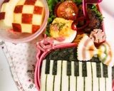 キャラ弁＊簡単♡可愛い海苔弁deピアノ作り方6写真