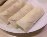 小松菜・豚・卵の＊三色春巻き作り方3写真